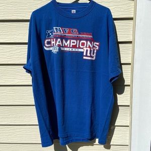 ❌SOLD❌ VINTAGE NFC 2007 New York Giants Champions Shirt! 24.5x30.5